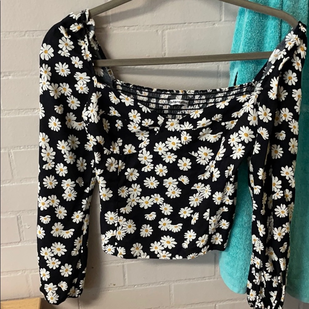 Reformation Flower blouse